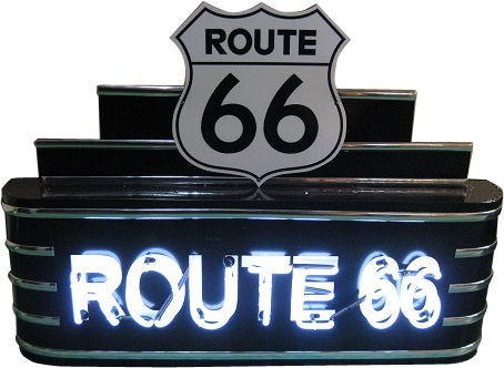 Route 66 Neon Display Stand - ATND-A-0004