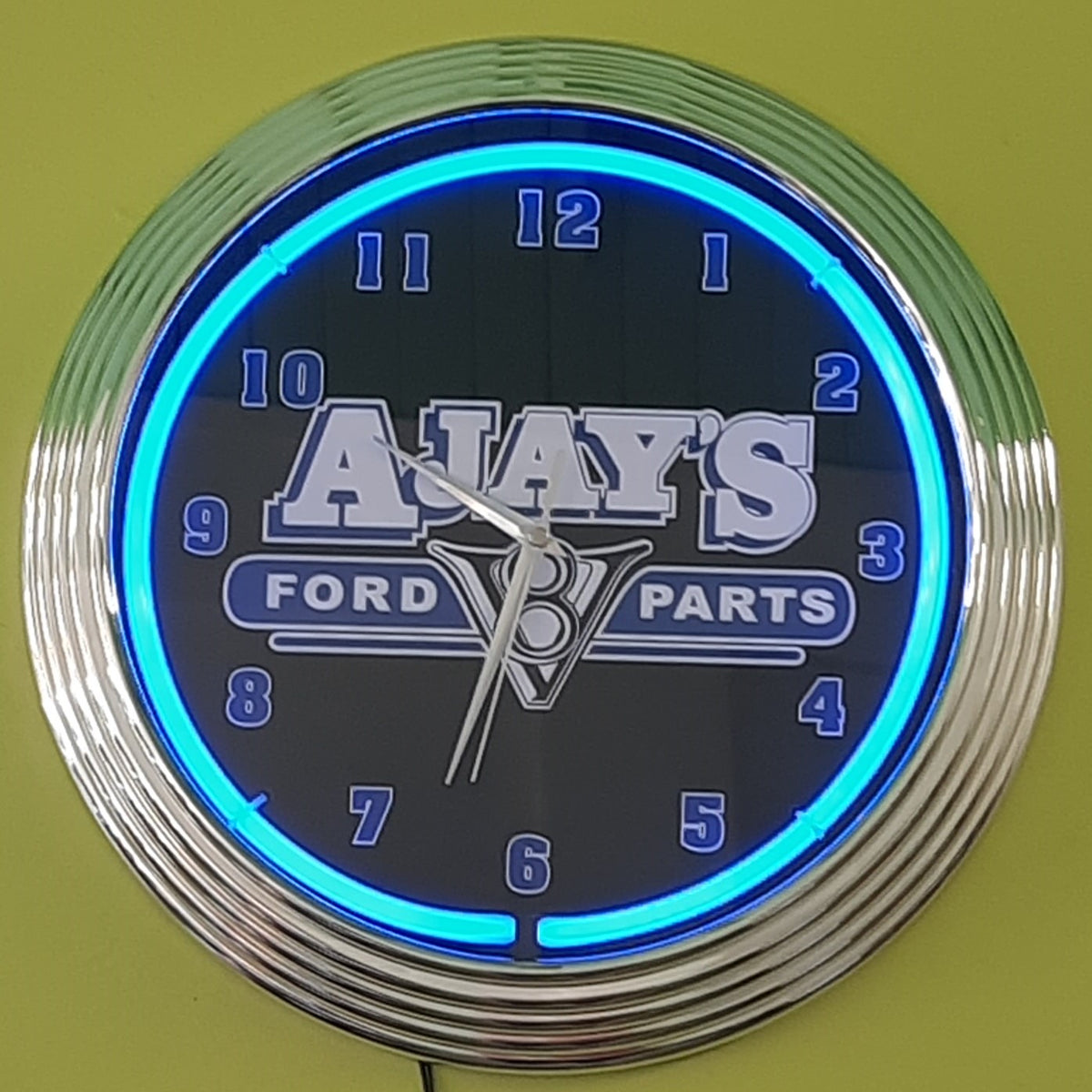1off Custom Neon Clock Neon Effect