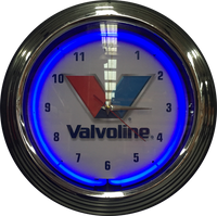 Valvoline Neon Clock - NENC-139