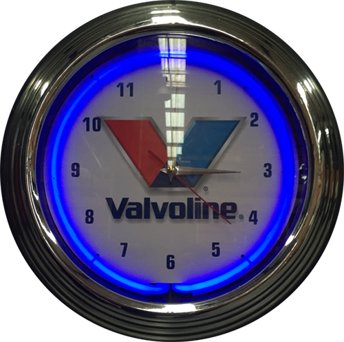 Valvoline Neon Clock - NENC-139