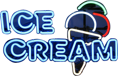 Ice Cream Neon Sign - NEBS-244