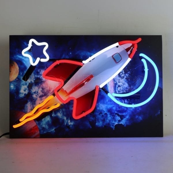 Rocket Ship Junior Neon Sign - NEN-500