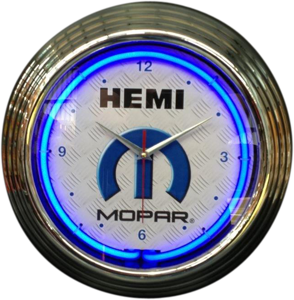Hemi Mopar Neon Clock - NENC-100
