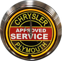 Chrysler Plymouth Approved Service Neon Clock - NENC-111