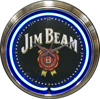 Jim Beam Neon Clock - NENC-125