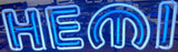 HEMI Neon Sign (Blue/White  NEA-221,  Blue/White & White  NEA221A)