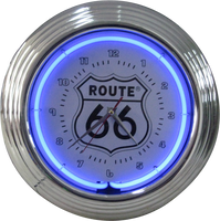 Route 66 Neon Clock - NENC-34
