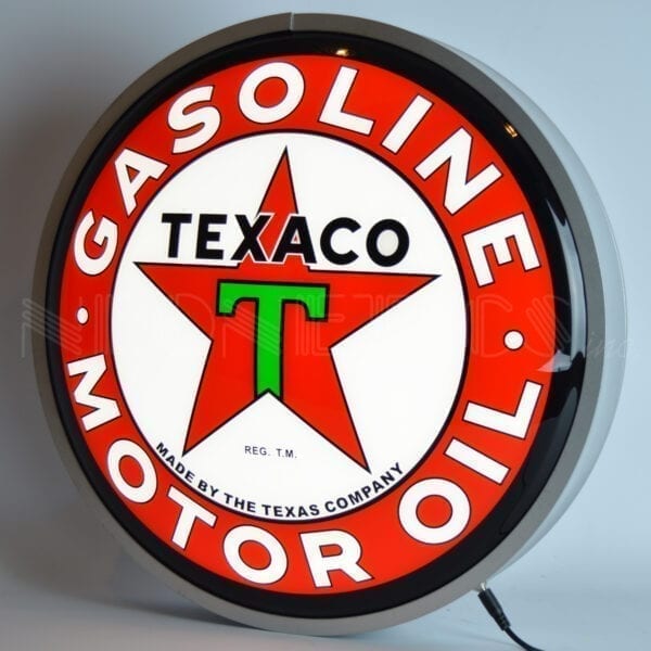 Texaco Motor Oil 15" Backlit LED Sign  -NEP-286