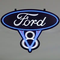 Ford V8 LED Flex Neon Sign  NEA-071