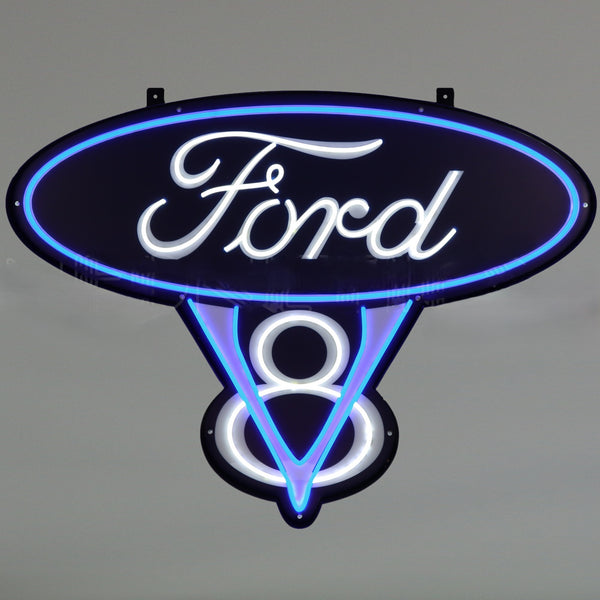 Ford V8 LED Flex Neon Sign  NEA-071