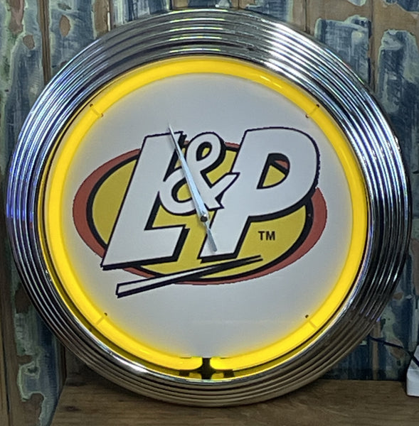 L& P Neon Clock  NENC-026