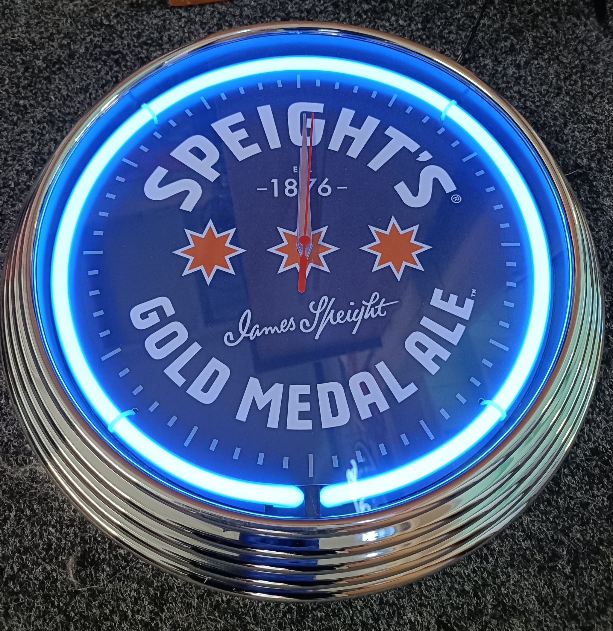 Speights Gold Medal Ale Neon Clock NENC-505 – Neon Effect
