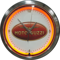 Moto Guzzi Neon Clock - NENC-150
