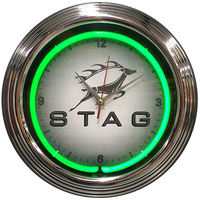 Triumph Stag Neon Clock - NENC-146