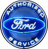 Ford Authorised Service Neon Sign - NEA-001