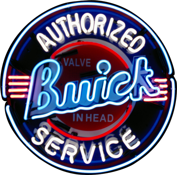 Buick Authorized Service Neon Sign - NEA-005