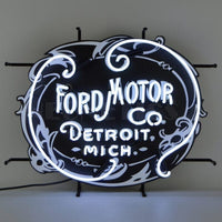 Ford Motor Company 1903 Heritage Emblem Neon Sign - NEA-016