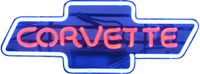 Corvette Bowtie Neon Sign - NEA-047