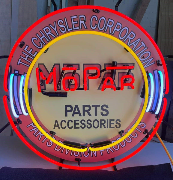 Mopar Parts Accessories Neon Sign - NEA-059