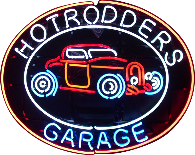Hot Rodders Garage Neon Sign - NEN-063 – Neon Effect