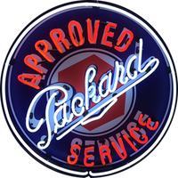 Packard Approved Service Neon Sign - NEA-313