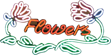 Flowers Neon Sign - NEBS-243