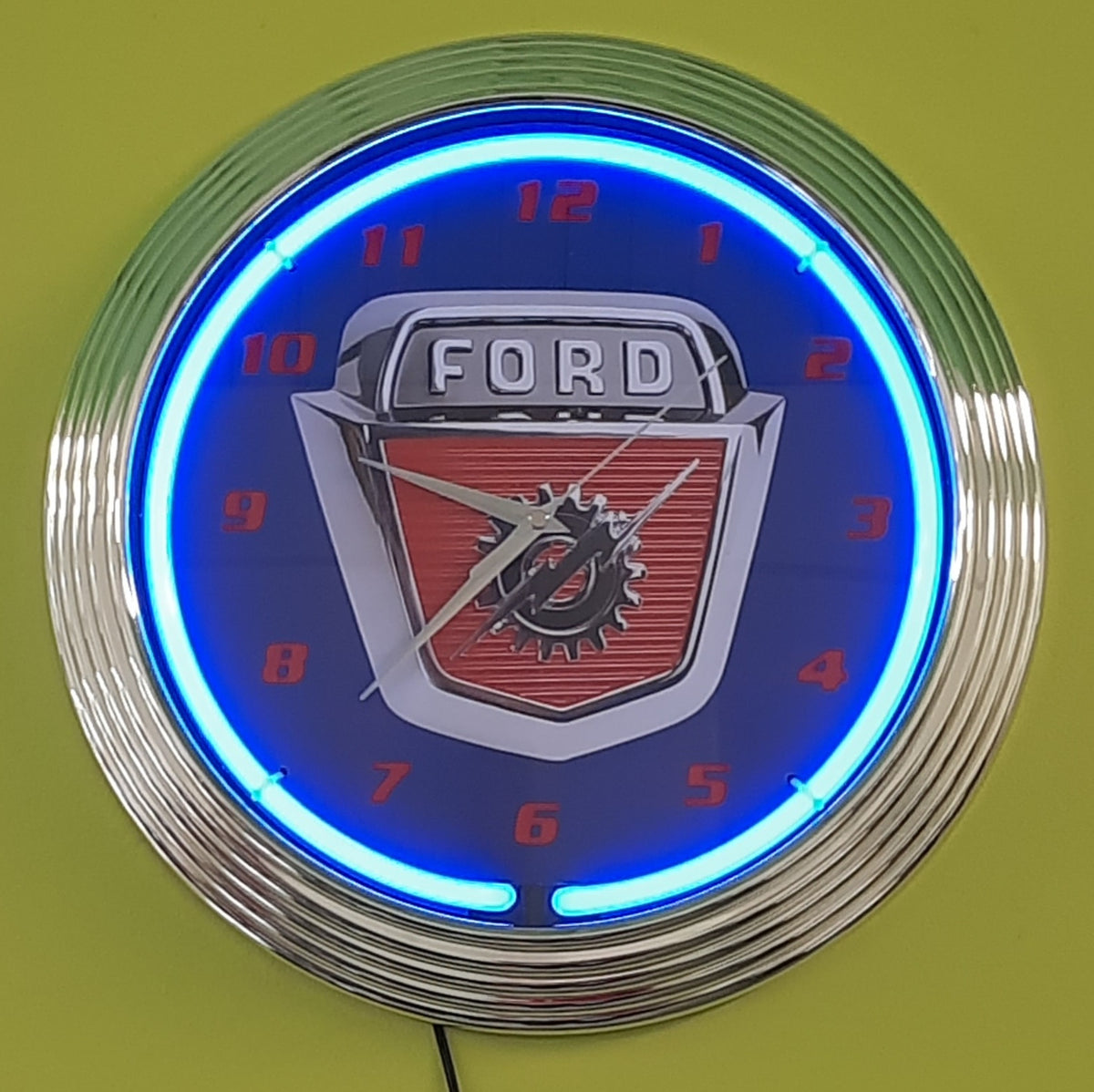 Ford F100 Neon Clock NENC08B Neon Effect