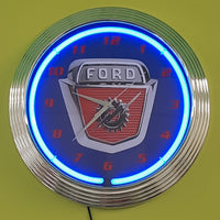 Ford F100 Neon Clock -NENC-08B