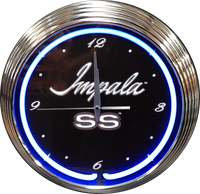 Impala SS Neon Clock - NENC-108
