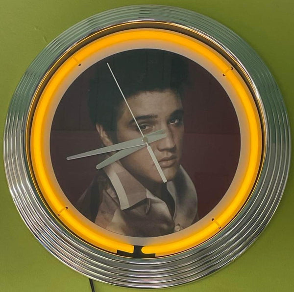 Elvis Presley Neon Clock - NENC-32