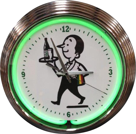 Willie the Waiter Neon Clock - NENC-508