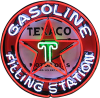 Texaco Gasoline Filling Station Neon Sign - NEP-280