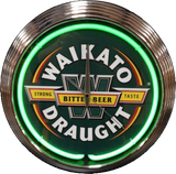 Waikato Draught Neon Clock -NENC-500